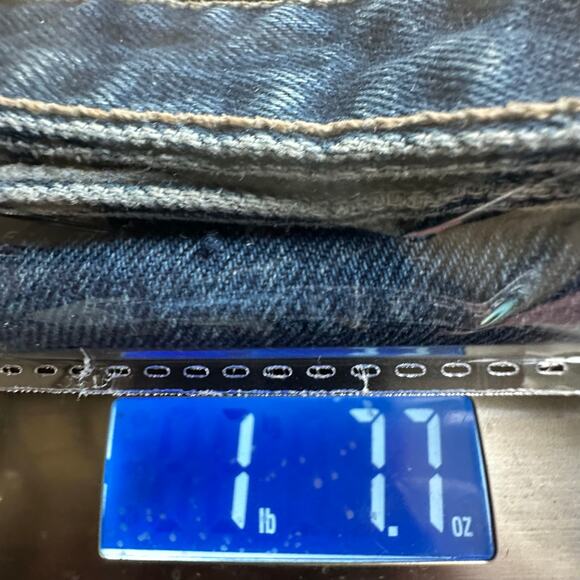 Vintage Levis Silvertab Jeans Womens 11M Blue Flare Y2K Mid Rise 100% Cotton - Picture 15 of 15